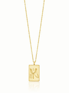 David slingslot necklace. Christian statement necklace