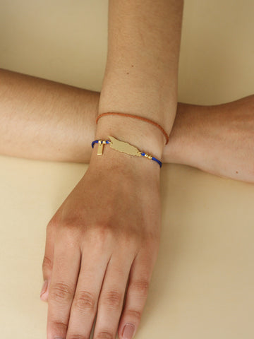 'Royal Blue' Aruba Cord Bracelet