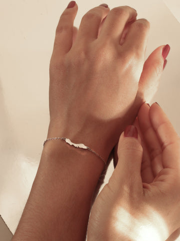 The OG Curaçao Petite Bracelet in Silver Steel