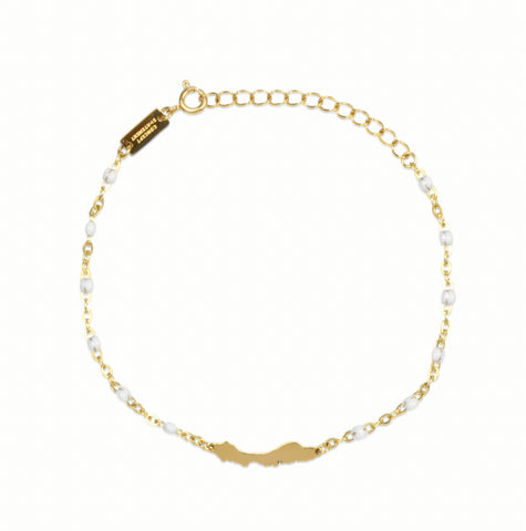 Curacao armband in goud en wit